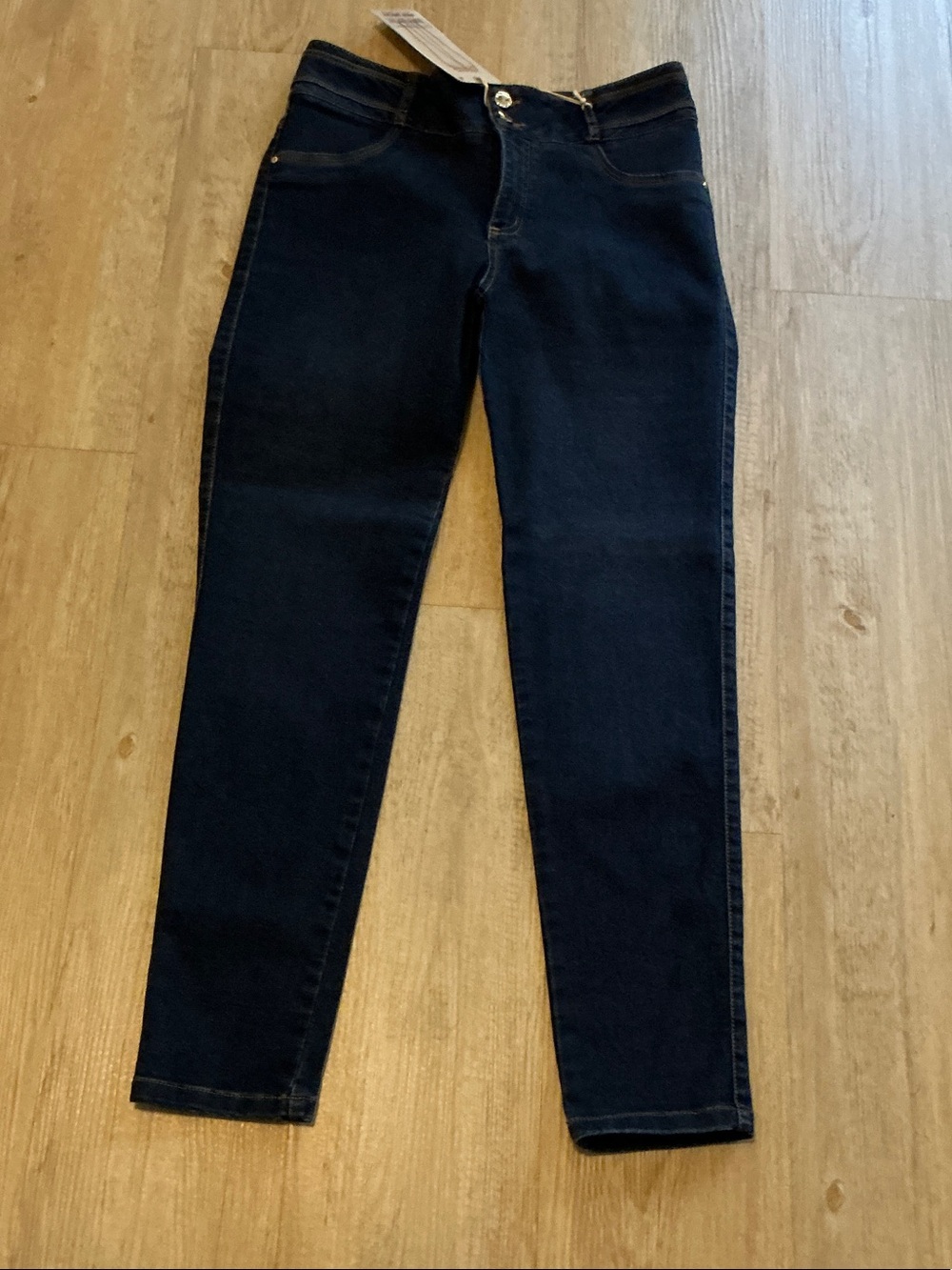Dark Wash High-Rise Skinny Jeans